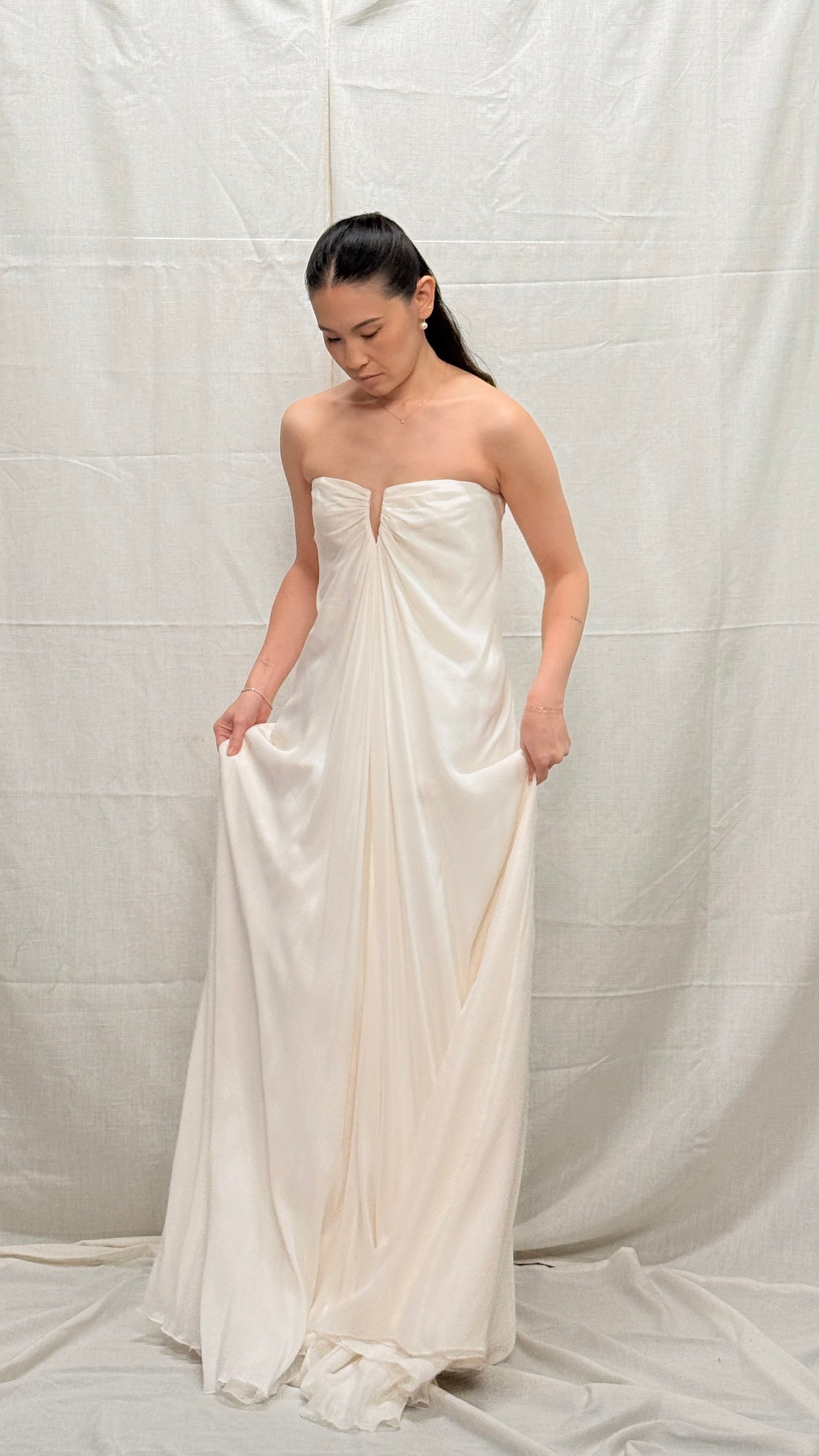 Vintage Nicole Miller Silk Gown