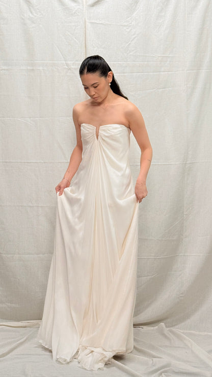 Vintage Nicole Miller Silk Gown