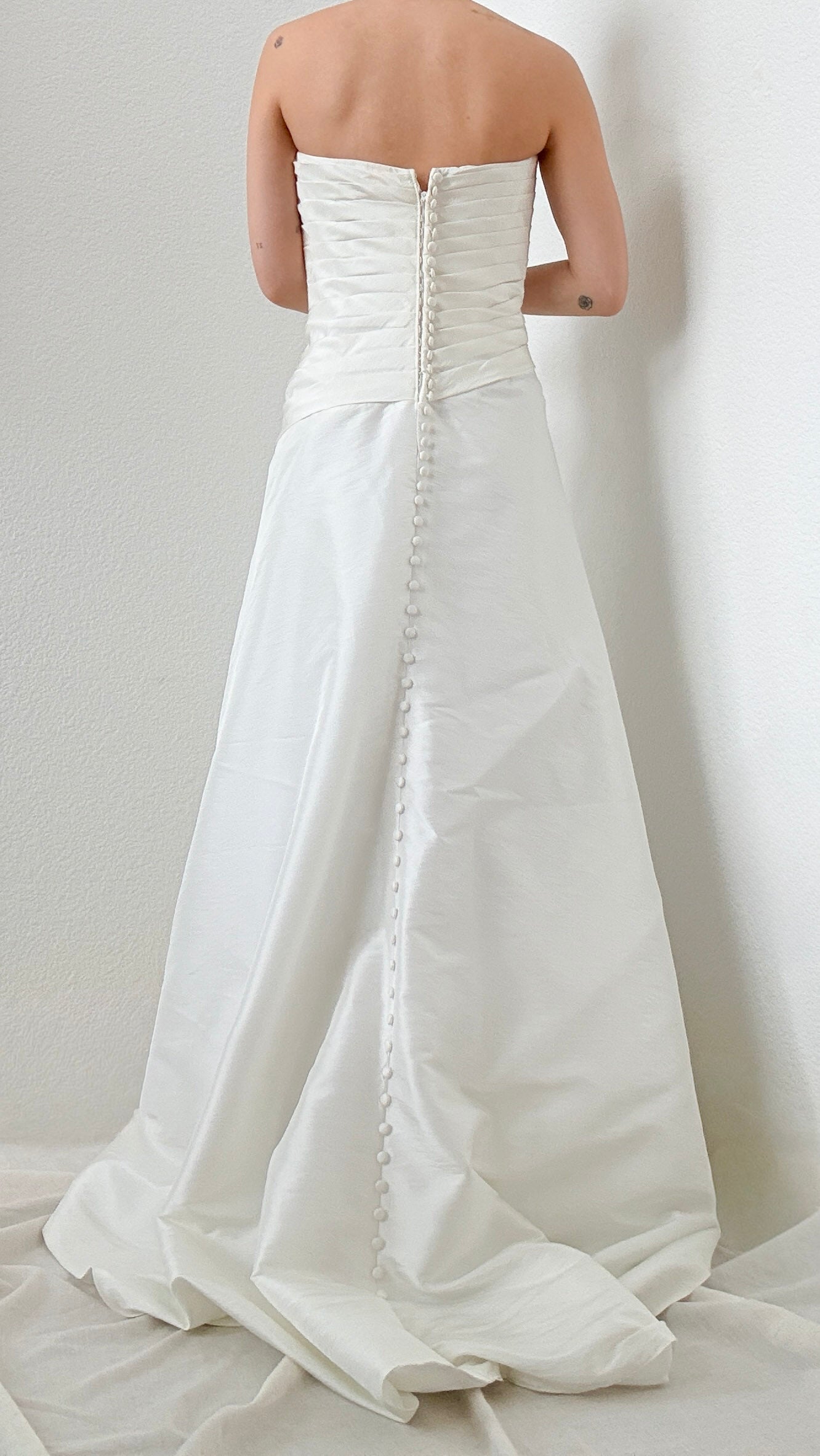 2000s Mori Lee by Madeline Gardner Strapless Gown