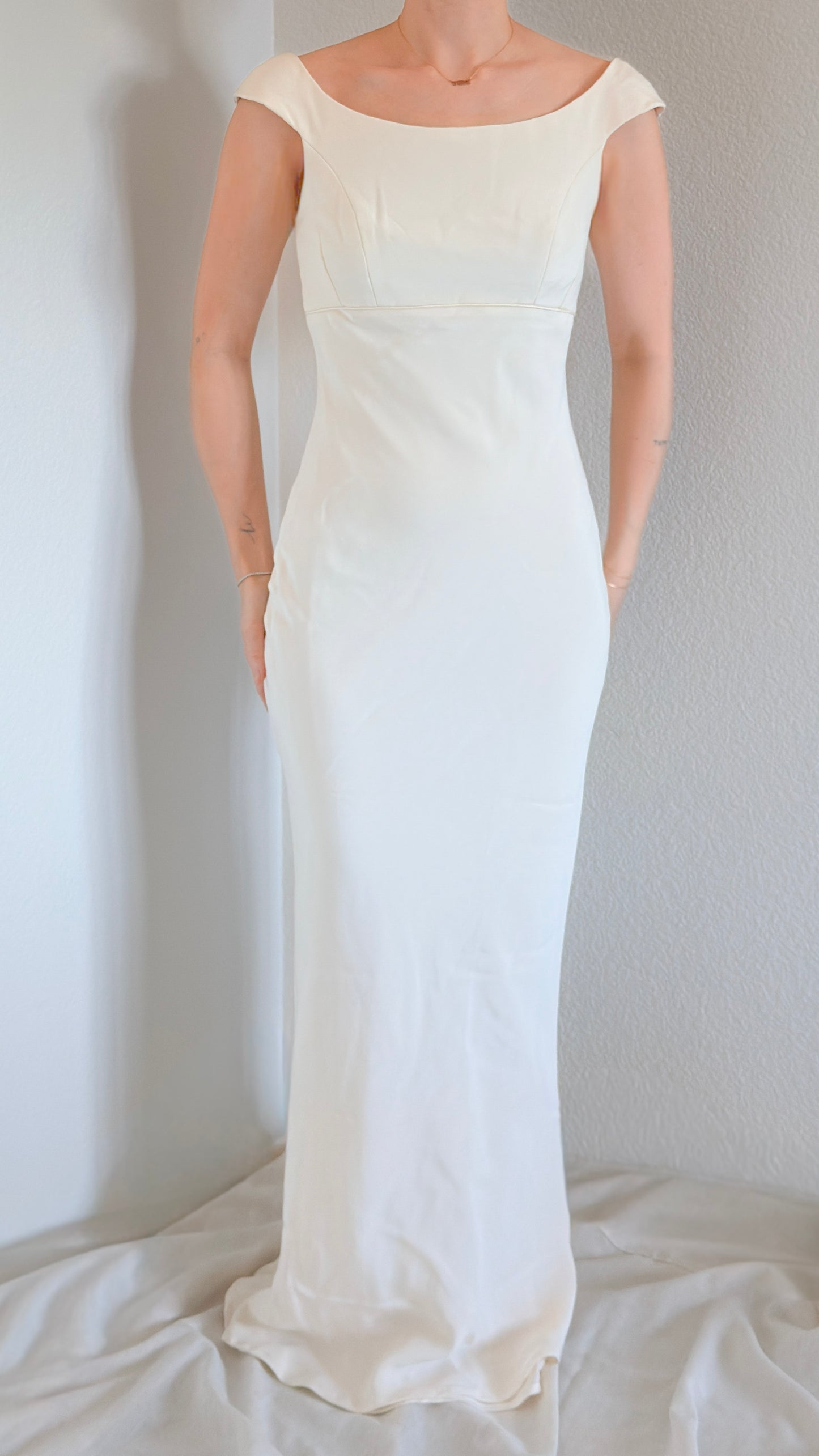 Vintage Custom Silk Two-Piece Gown