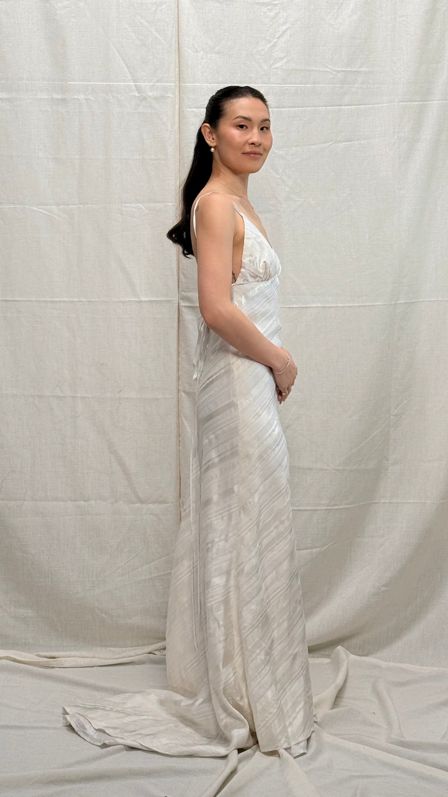 Vintage Watters Ribbon Gown (Petite Sizing)