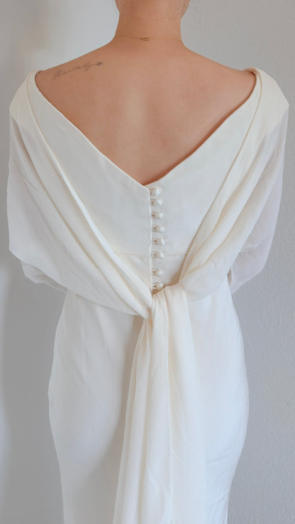 Vintage Custom Silk Two-Piece Gown