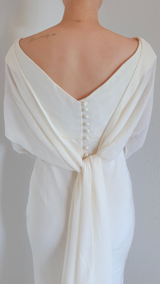 Vintage Custom Silk Two-Piece Gown