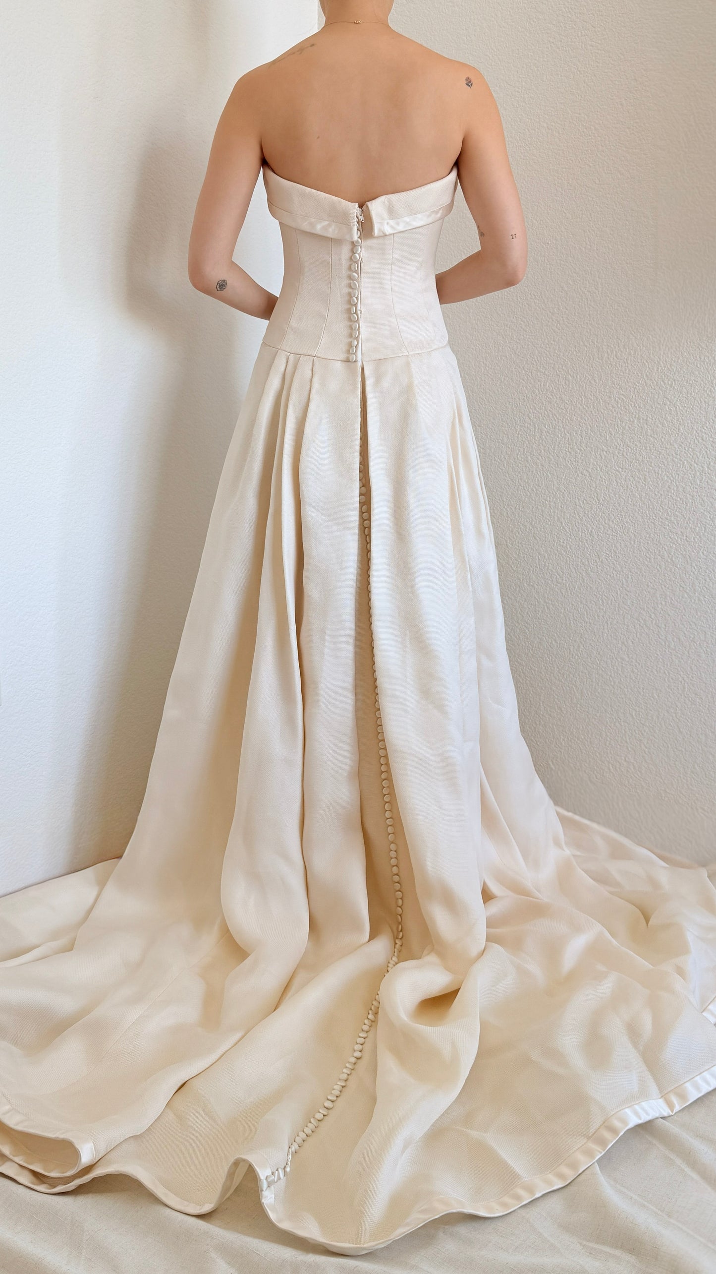 Ramona Keveza Drop Waist Gown (Unworn Sample)