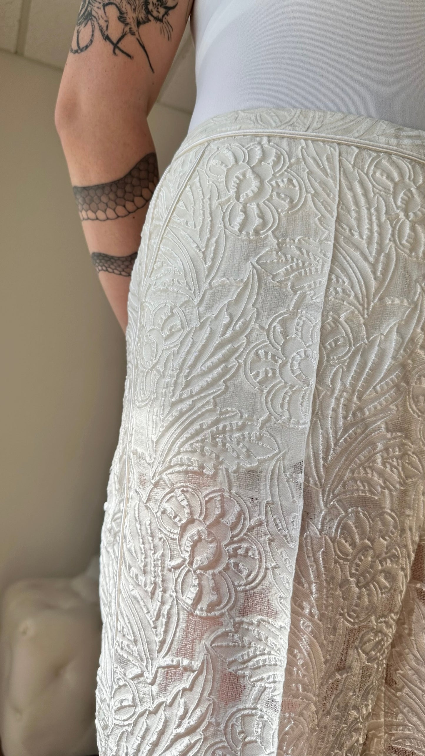 Vera Wang Floral Jacquard Pant