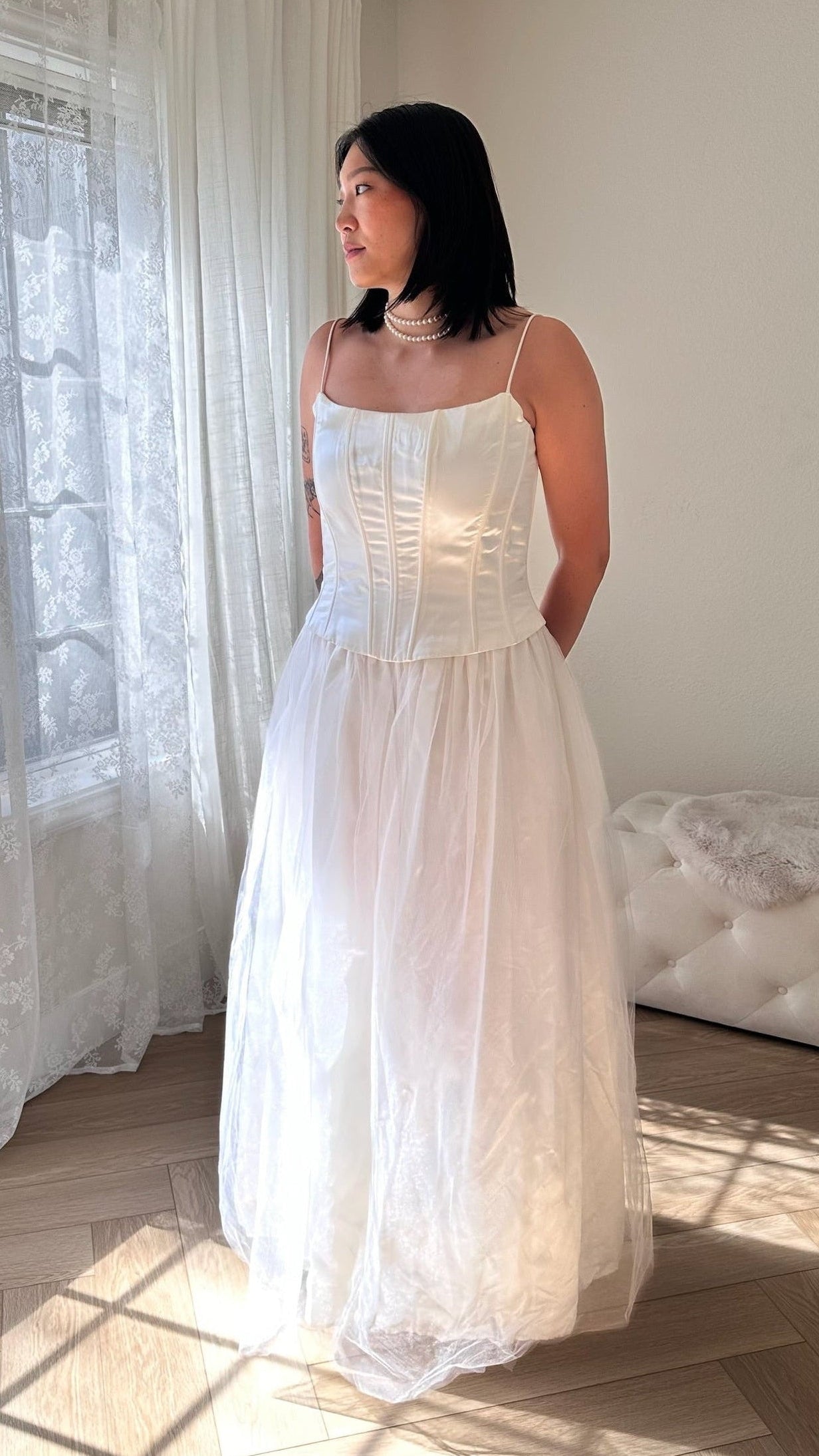Vintage Jessica McClintock Bridal Gown