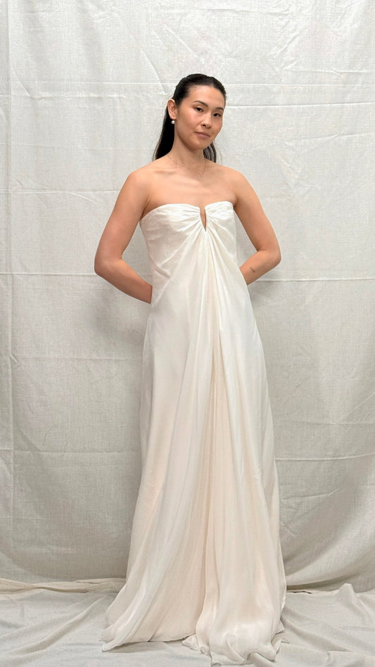 Vintage Nicole Miller Silk Gown