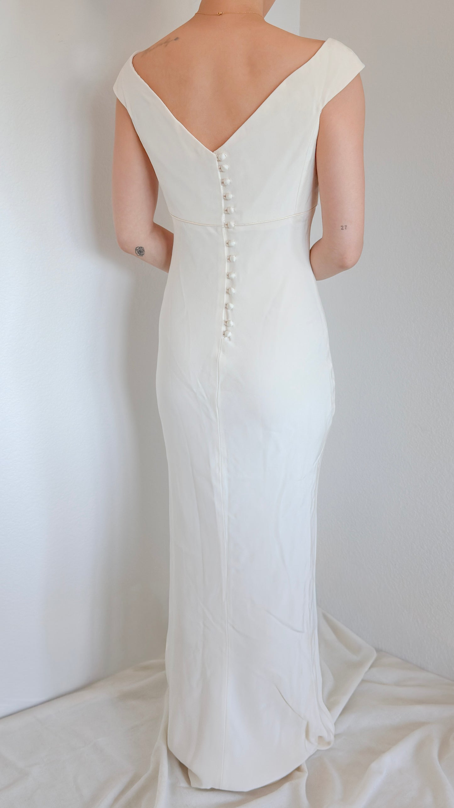 Vintage Custom Silk Two-Piece Gown